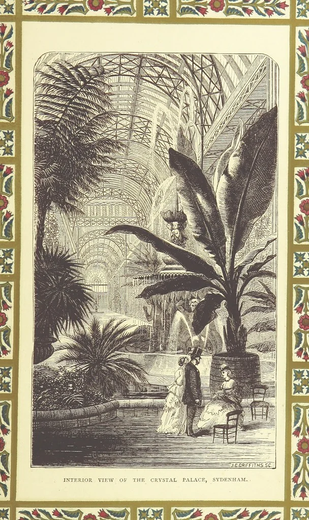 An illustration from London (illustrated). A complete guide to the leading hotels, places of amusement ... Also a directory ... of first-class reliable houses in the various branches of trade, 1872, leaf 117