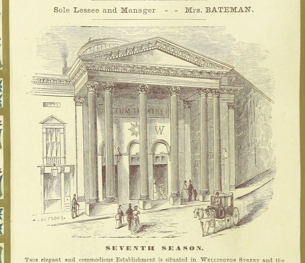 An illustration from London (illustrated). A complete guide to the leading hotels, places of amusement ... Also a directory ... of first-class reliable houses in the various branches of trade, 1872, leaf 128
