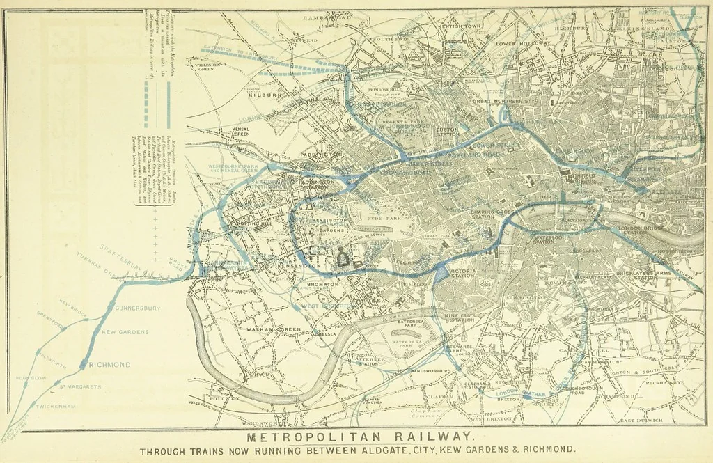 An illustration from London (illustrated). A complete guide to the leading hotels, places of amusement ... Also a directory ... of first-class reliable houses in the various branches of trade, 1872, leaf 155