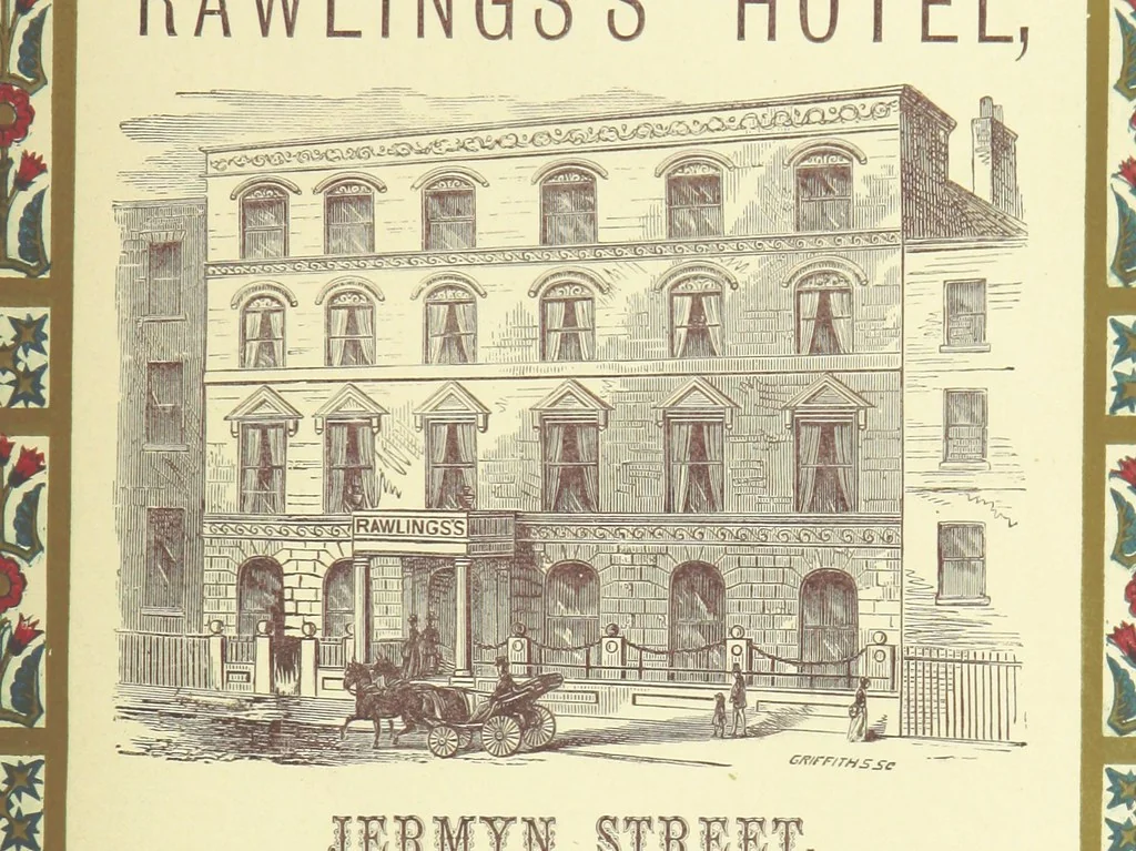 An illustration from London (illustrated). A complete guide to the leading hotels, places of amusement ... Also a directory ... of first-class reliable houses in the various branches of trade, 1872, leaf 207