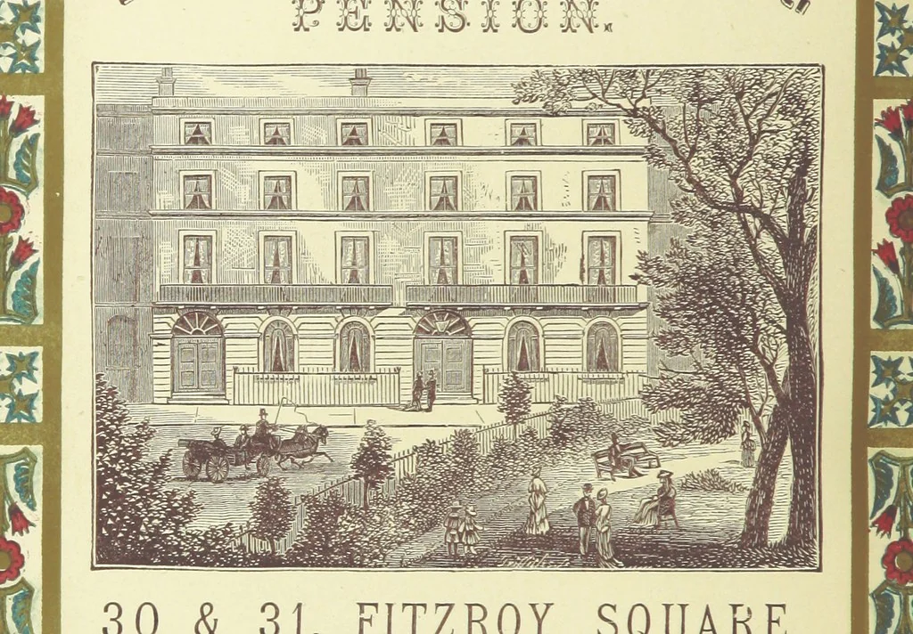 An illustration from London (illustrated). A complete guide to the leading hotels, places of amusement ... Also a directory ... of first-class reliable houses in the various branches of trade, 1872, leaf 216
