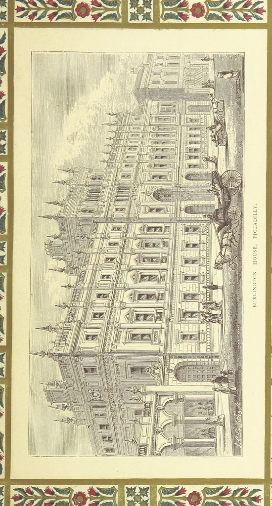 An illustration from London (illustrated). A complete guide to the leading hotels, places of amusement ... Also a directory ... of first-class reliable houses in the various branches of trade, 1872, leaf 25