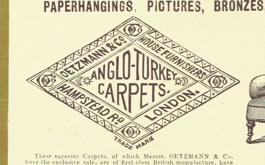 An illustration from London (illustrated). A complete guide to the leading hotels, places of amusement ... Also a directory ... of first-class reliable houses in the various branches of trade, 1872, leaf 252