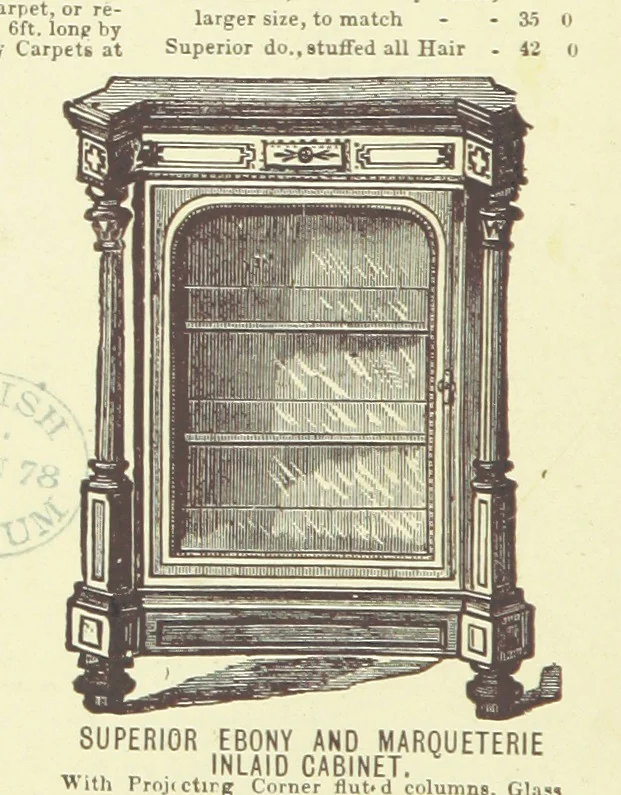 An illustration from London (illustrated). A complete guide to the leading hotels, places of amusement ... Also a directory ... of first-class reliable houses in the various branches of trade, 1872, leaf 252