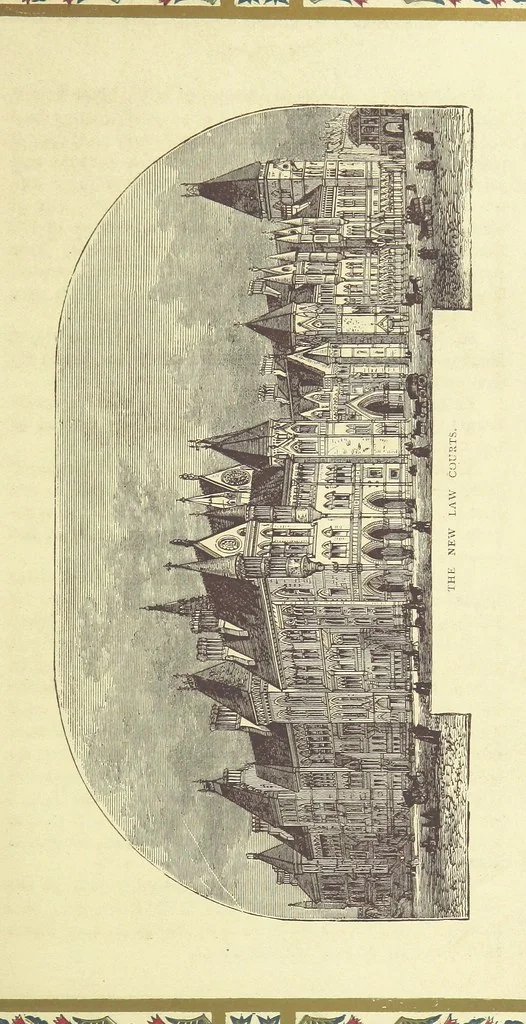 An illustration from London (illustrated). A complete guide to the leading hotels, places of amusement ... Also a directory ... of first-class reliable houses in the various branches of trade, 1872, leaf 41
