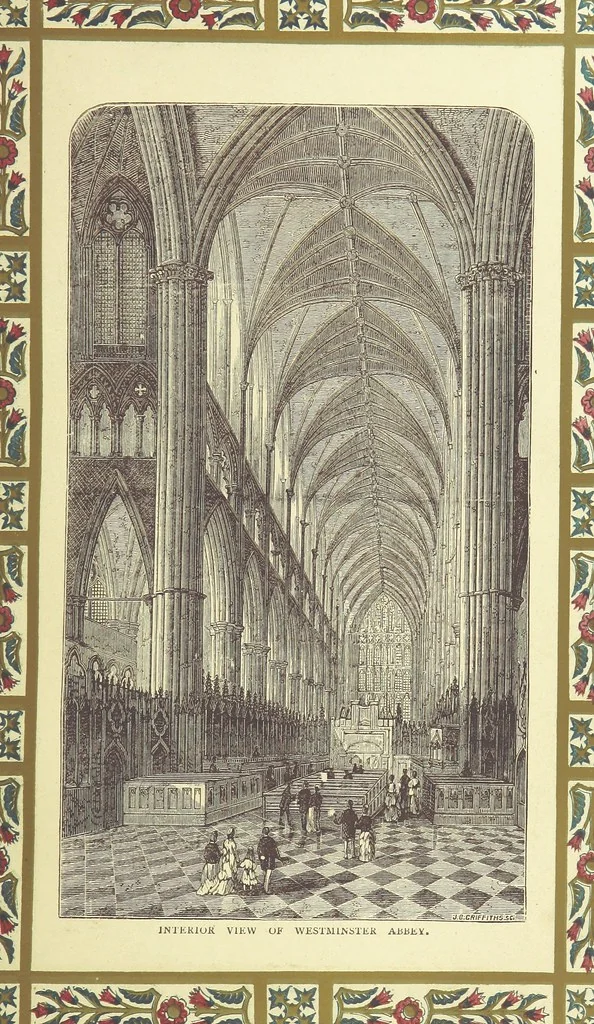 An illustration from London (illustrated). A complete guide to the leading hotels, places of amusement ... Also a directory ... of first-class reliable houses in the various branches of trade, 1872, leaf 61