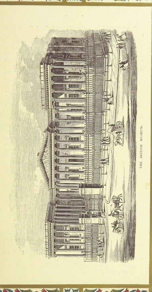An illustration from London (illustrated). A complete guide to the leading hotels, places of amusement ... Also a directory ... of first-class reliable houses in the various branches of trade, 1872, leaf 67