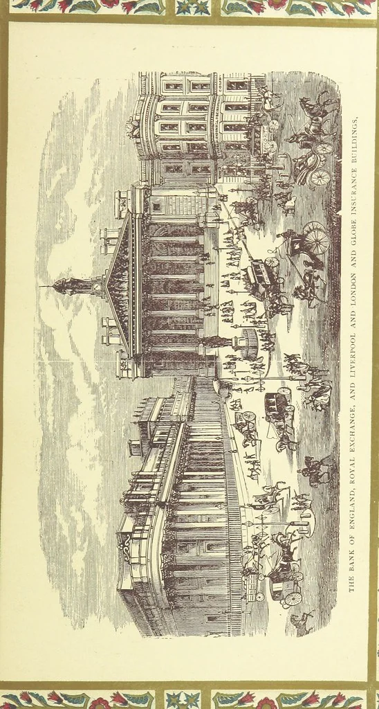 An illustration from London (illustrated). A complete guide to the leading hotels, places of amusement ... Also a directory ... of first-class reliable houses in the various branches of trade, 1872, leaf 91