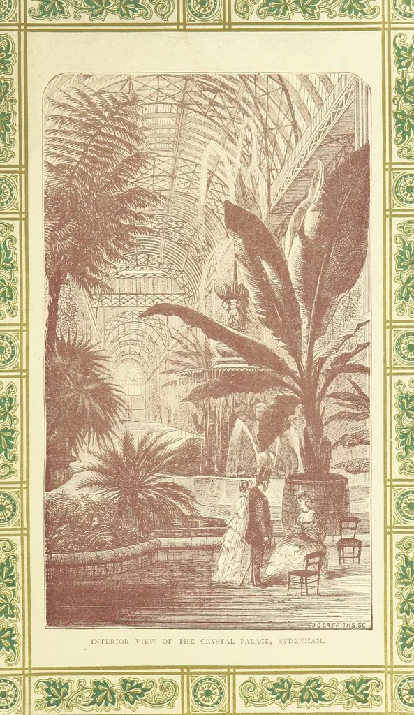An illustration from London (illustrated). A complete guide to the leading hotels, places of amusement ... Also a directory ... of first-class reliable houses in the various branches of trade, 1872, leaf 117