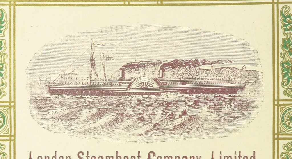 An illustration from London (illustrated). A complete guide to the leading hotels, places of amusement ... Also a directory ... of first-class reliable houses in the various branches of trade, 1872, leaf 174