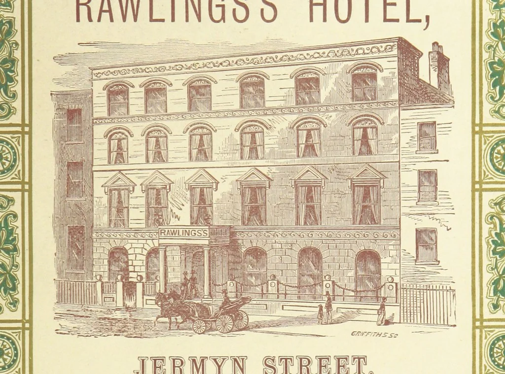 An illustration from London (illustrated). A complete guide to the leading hotels, places of amusement ... Also a directory ... of first-class reliable houses in the various branches of trade, 1872, leaf 203