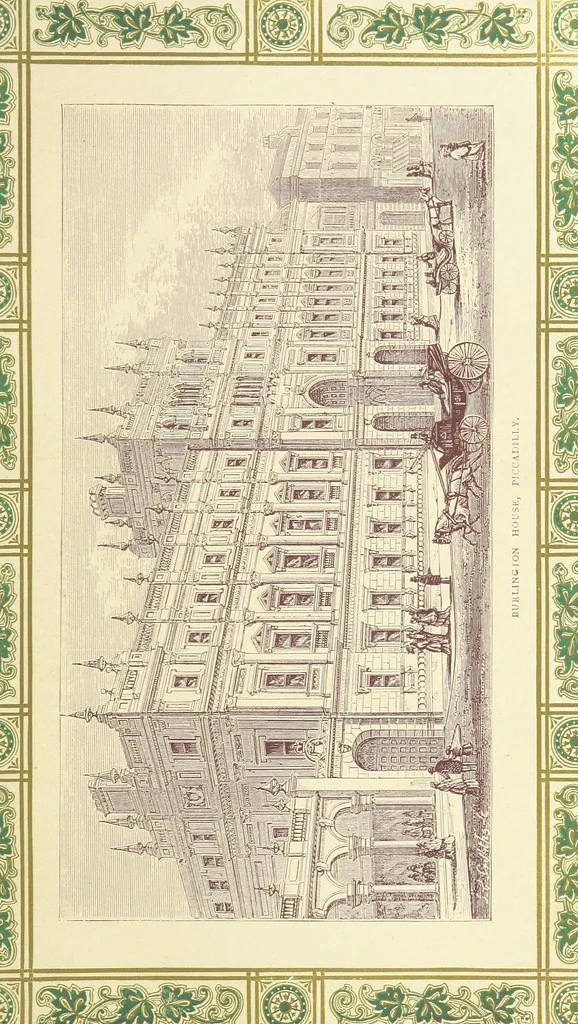 An illustration from London (illustrated). A complete guide to the leading hotels, places of amusement ... Also a directory ... of first-class reliable houses in the various branches of trade, 1872, leaf 25