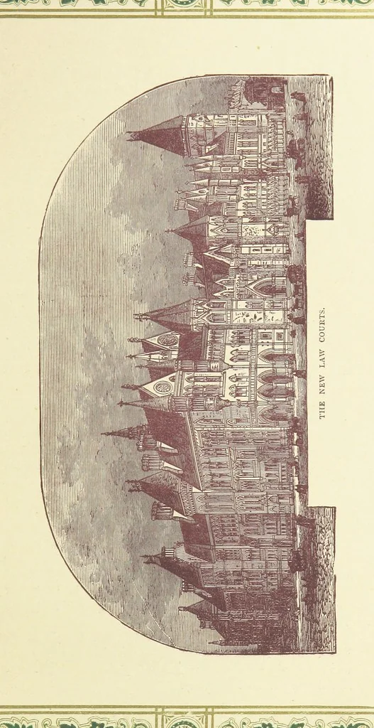 An illustration from London (illustrated). A complete guide to the leading hotels, places of amusement ... Also a directory ... of first-class reliable houses in the various branches of trade, 1872, leaf 41