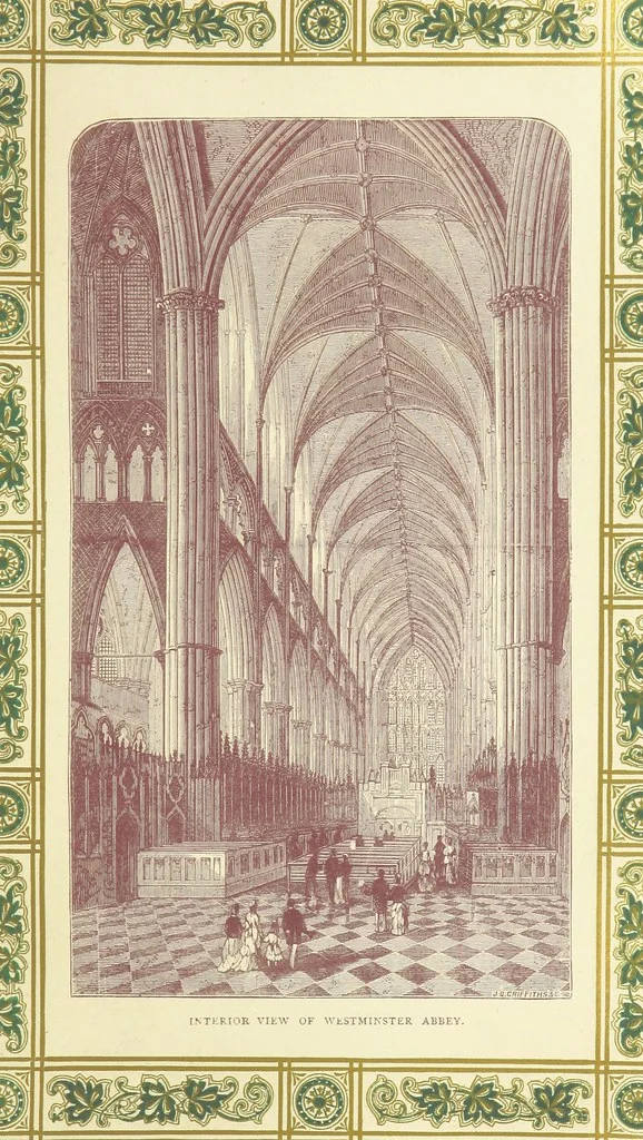 An illustration from London (illustrated). A complete guide to the leading hotels, places of amusement ... Also a directory ... of first-class reliable houses in the various branches of trade, 1872, leaf 61