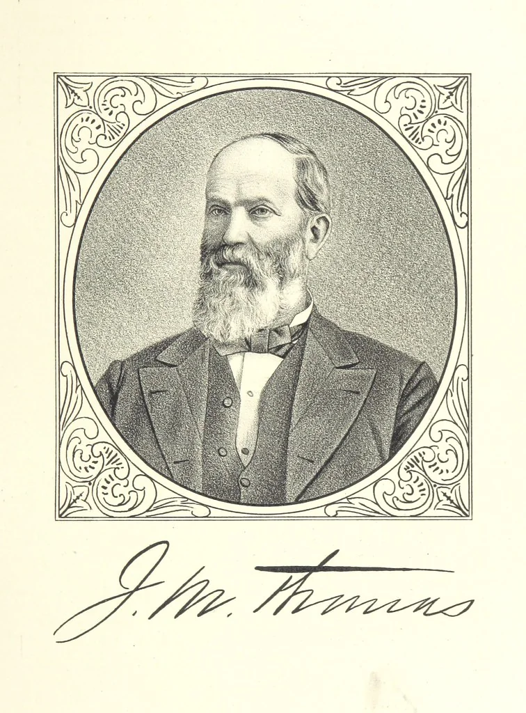 An illustration from History of Bourbon, Scott, Harrison, and Nicholas Counties, Kentucky. With an outline sketch of the Blue Grass Region, by R. Peter. Edited by W. H. Perrin. Illustrated, 1882, leaf 105