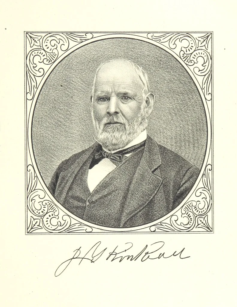 An illustration from History of Bourbon, Scott, Harrison, and Nicholas Counties, Kentucky. With an outline sketch of the Blue Grass Region, by R. Peter. Edited by W. H. Perrin. Illustrated, 1882, leaf 215