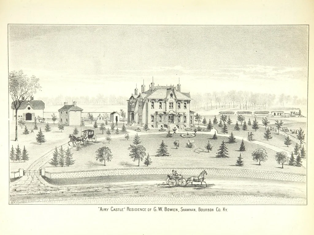 An illustration from History of Bourbon, Scott, Harrison, and Nicholas Counties, Kentucky. With an outline sketch of the Blue Grass Region, by R. Peter. Edited by W. H. Perrin. Illustrated, 1882, leaf 303