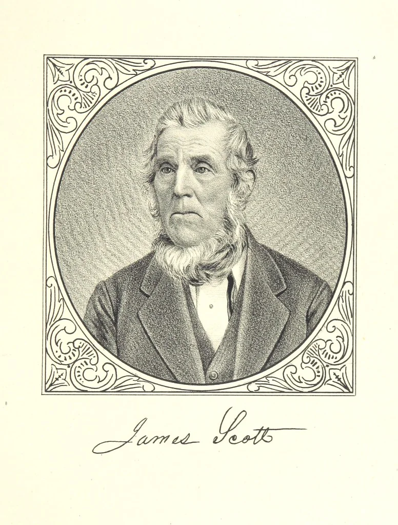 An illustration from History of Bourbon, Scott, Harrison, and Nicholas Counties, Kentucky. With an outline sketch of the Blue Grass Region, by R. Peter. Edited by W. H. Perrin. Illustrated, 1882, leaf 65