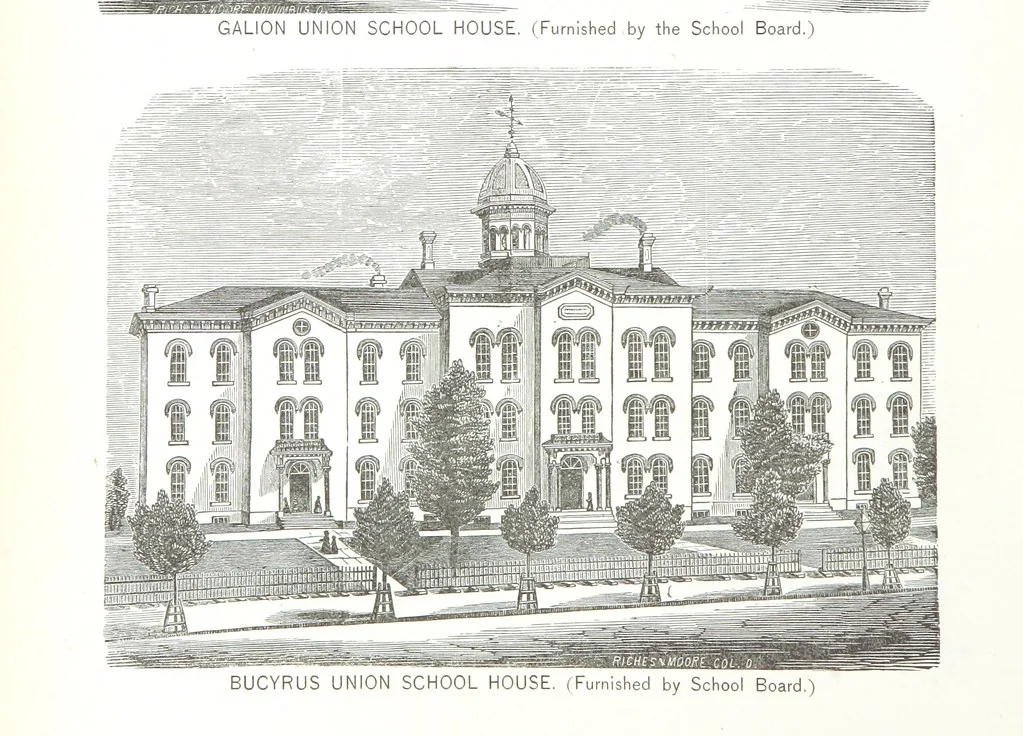 An illustration from History of Crawford County and Ohio, 1881, leaf 414