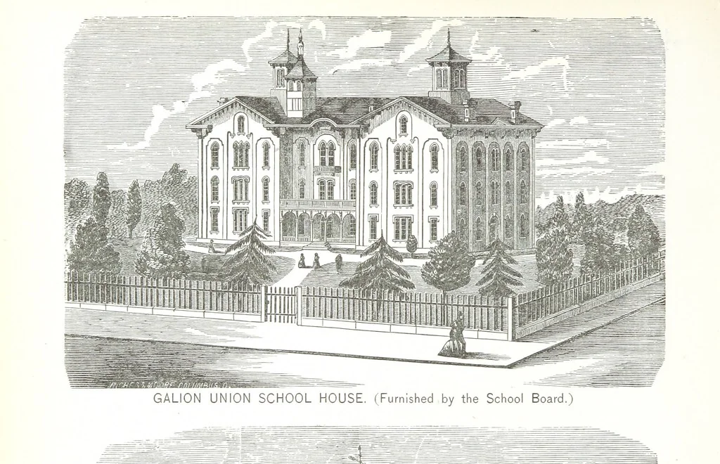 An illustration from History of Crawford County and Ohio, 1881, leaf 414