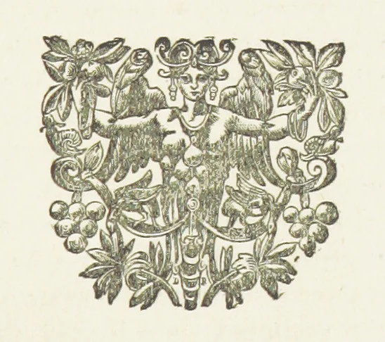 An illustration from The Chronicle of Clemendy; or, the history of the IX. Joyous Journeys. In which are contained the ... facetious tales of Master Gervase Perrot ... done into English [or rather, written] by A. Machen, 1888, leaf 305