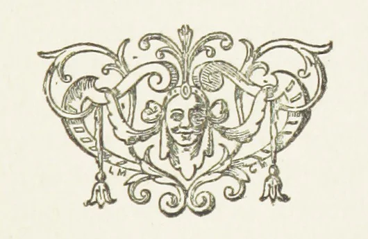 An illustration from The Chronicle of Clemendy; or, the history of the IX. Joyous Journeys. In which are contained the ... facetious tales of Master Gervase Perrot ... done into English [or rather, written] by A. Machen, 1888, leaf 39