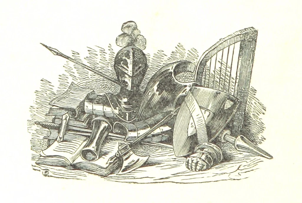 An illustration from A Series of Select Views in Perthshire: with historical and descriptive illustrations; and an account of the royal progress through the county in M.DCCC.XLII. [With plates, 1844, leaf 210