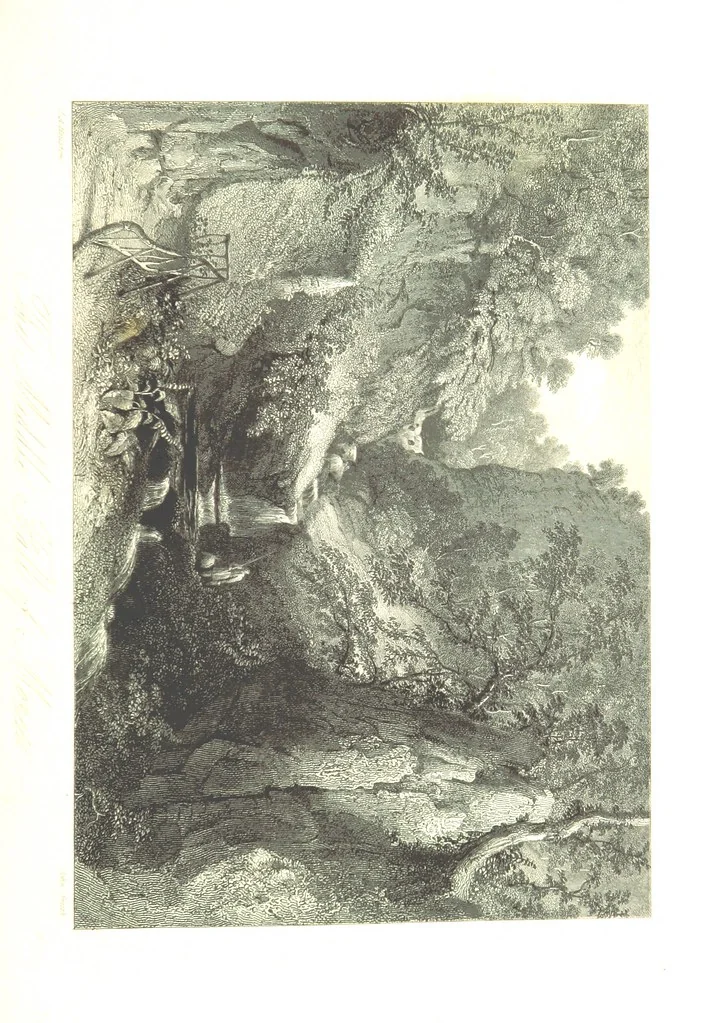 An illustration from A Series of Select Views in Perthshire: with historical and descriptive illustrations; and an account of the royal progress through the county in M.DCCC.XLII. [With plates, 1844, leaf 247