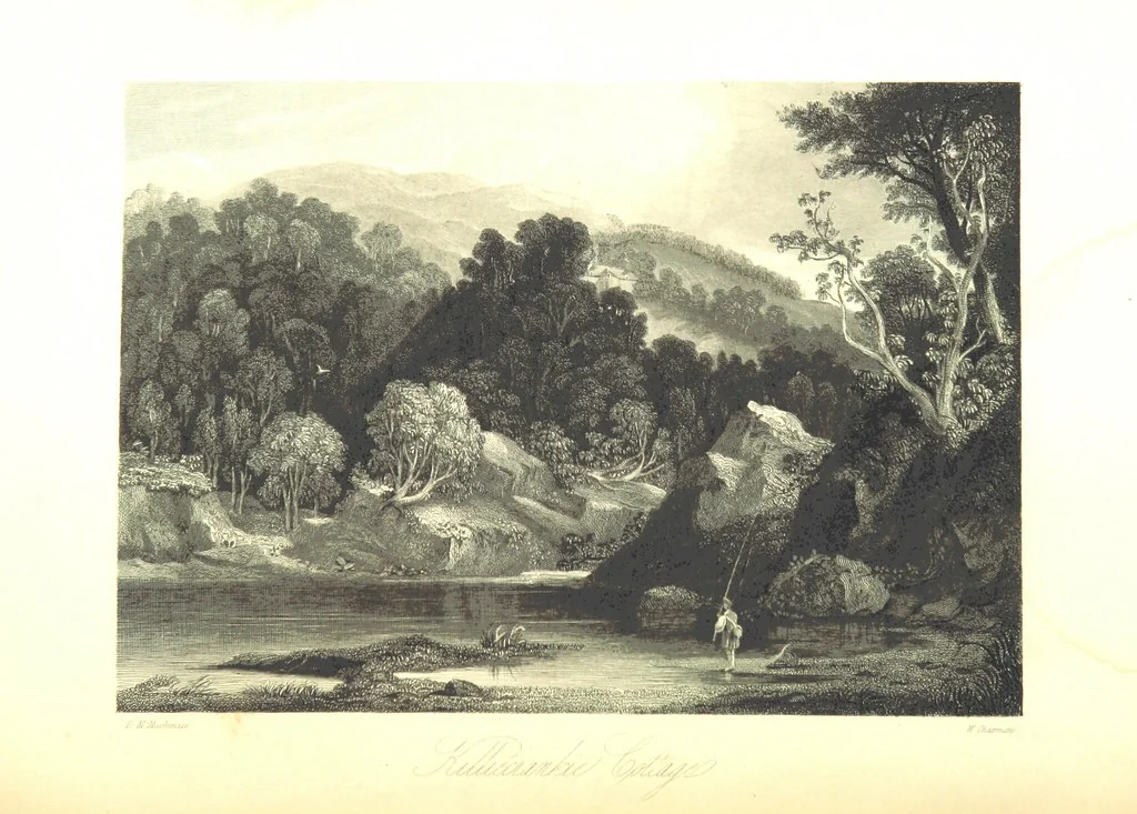 An illustration from A Series of Select Views in Perthshire: with historical and descriptive illustrations; and an account of the royal progress through the county in M.DCCC.XLII. [With plates, 1844, leaf 299