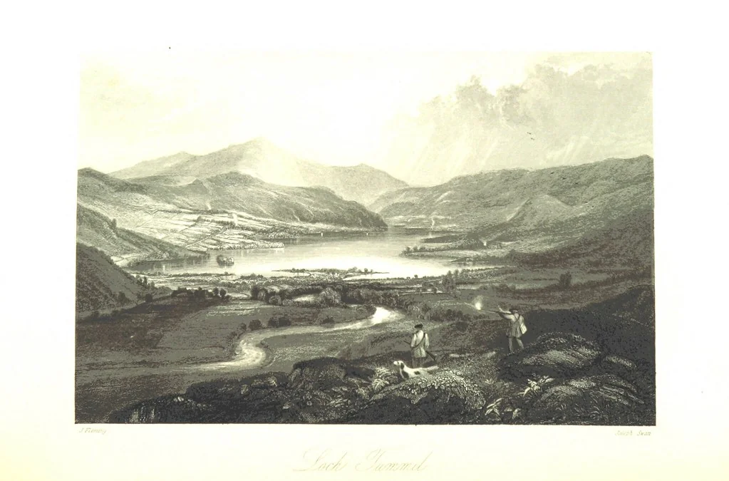 An illustration from A Series of Select Views in Perthshire: with historical and descriptive illustrations; and an account of the royal progress through the county in M.DCCC.XLII. [With plates, 1844, leaf 303
