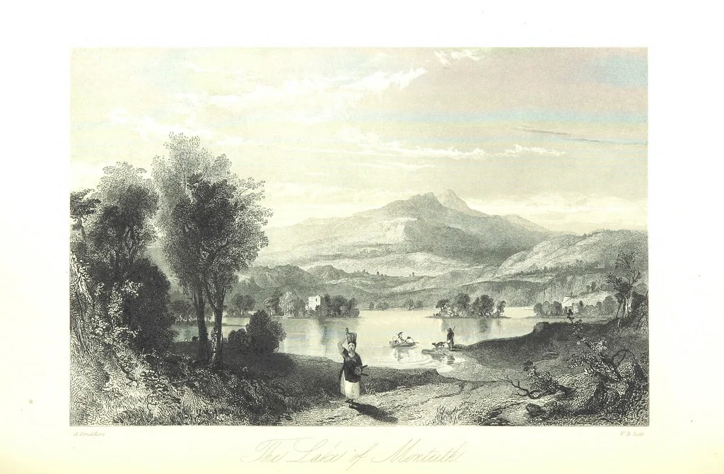 An illustration from A Series of Select Views in Perthshire: with historical and descriptive illustrations; and an account of the royal progress through the county in M.DCCC.XLII. [With plates, 1844, leaf 310