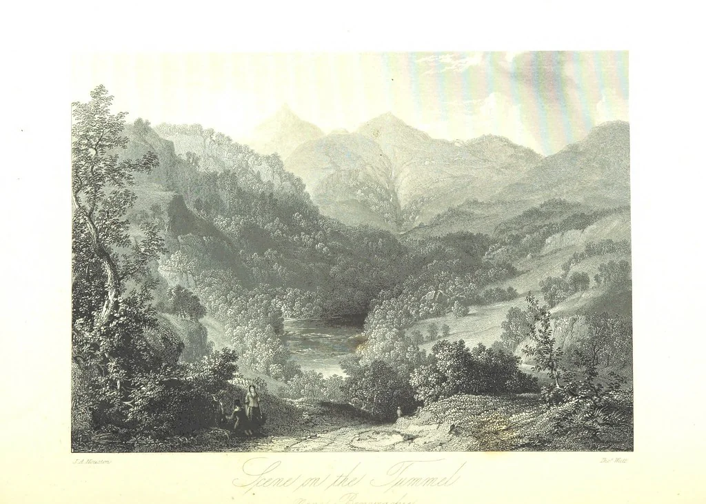 An illustration from A Series of Select Views in Perthshire: with historical and descriptive illustrations; and an account of the royal progress through the county in M.DCCC.XLII. [With plates, 1844, leaf 318