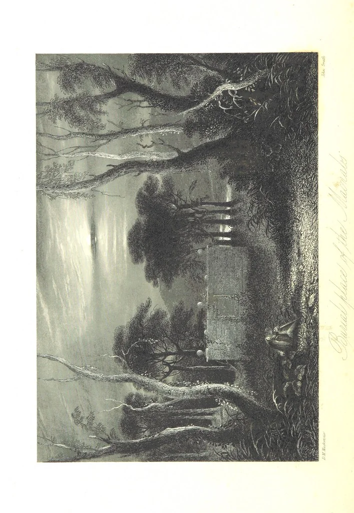 An illustration from A Series of Select Views in Perthshire: with historical and descriptive illustrations; and an account of the royal progress through the county in M.DCCC.XLII. [With plates, 1844, leaf 360