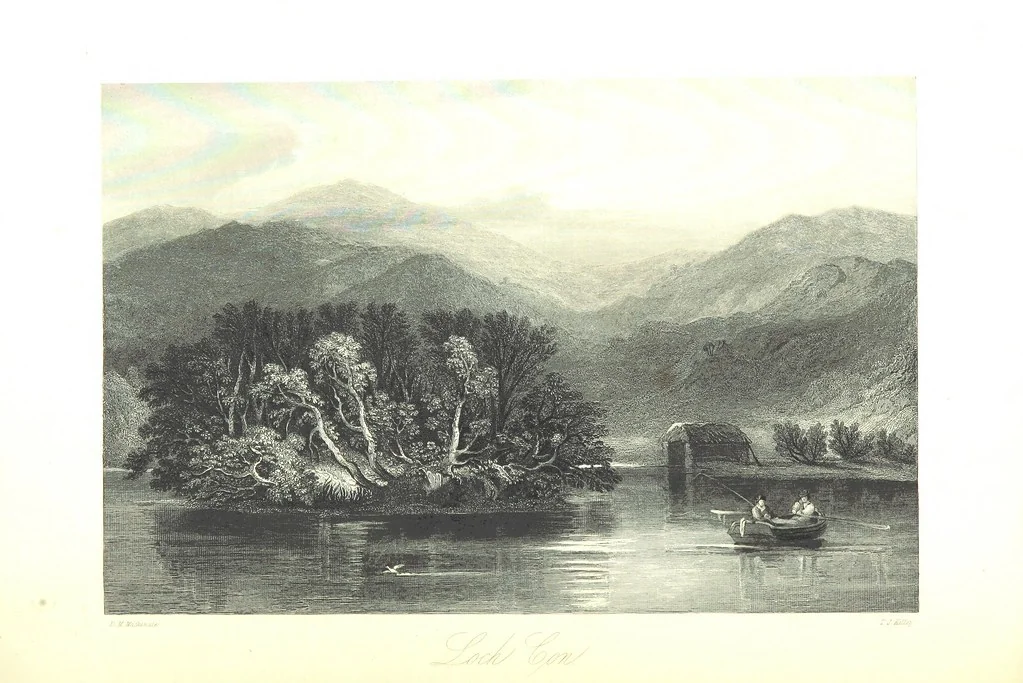 An illustration from A Series of Select Views in Perthshire: with historical and descriptive illustrations; and an account of the royal progress through the county in M.DCCC.XLII. [With plates, 1844, leaf 376