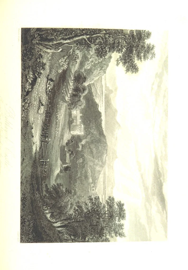 An illustration from A Series of Select Views in Perthshire: with historical and descriptive illustrations; and an account of the royal progress through the county in M.DCCC.XLII. [With plates, 1844, leaf 417