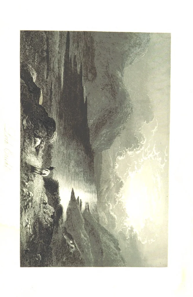 An illustration from A Series of Select Views in Perthshire: with historical and descriptive illustrations; and an account of the royal progress through the county in M.DCCC.XLII. [With plates, 1844, leaf 485