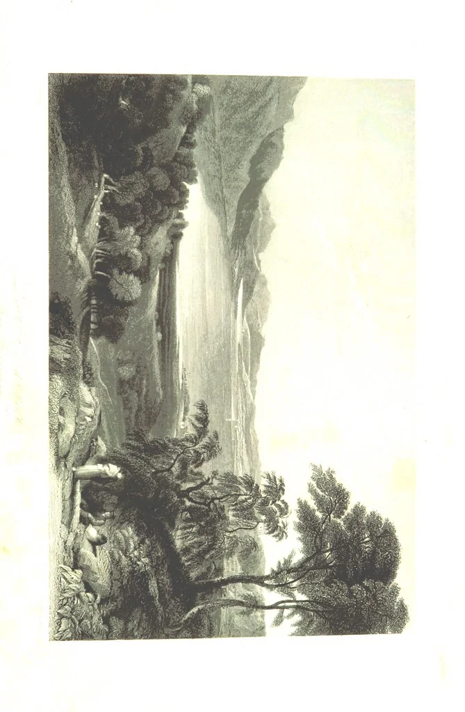 An illustration from A Series of Select Views in Perthshire: with historical and descriptive illustrations; and an account of the royal progress through the county in M.DCCC.XLII. [With plates, 1844, leaf 491