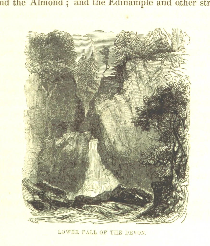 An illustration from A Series of Select Views in Perthshire: with historical and descriptive illustrations; and an account of the royal progress through the county in M.DCCC.XLII. [With plates, 1844, leaf 67