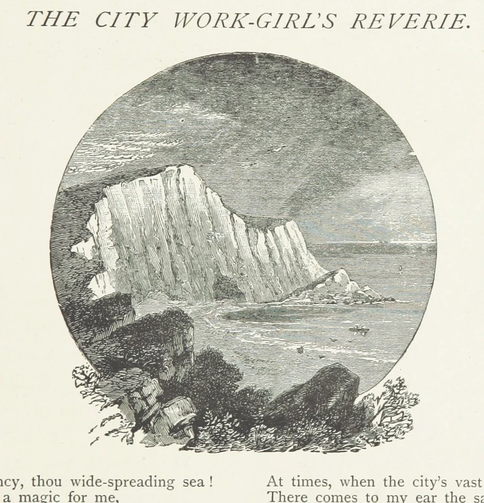 An illustration from A Crown of Flowers, being poems and pictures collected from the pages of The Girl's Own Paper. Edited by C. Peters, 1883, leaf 109