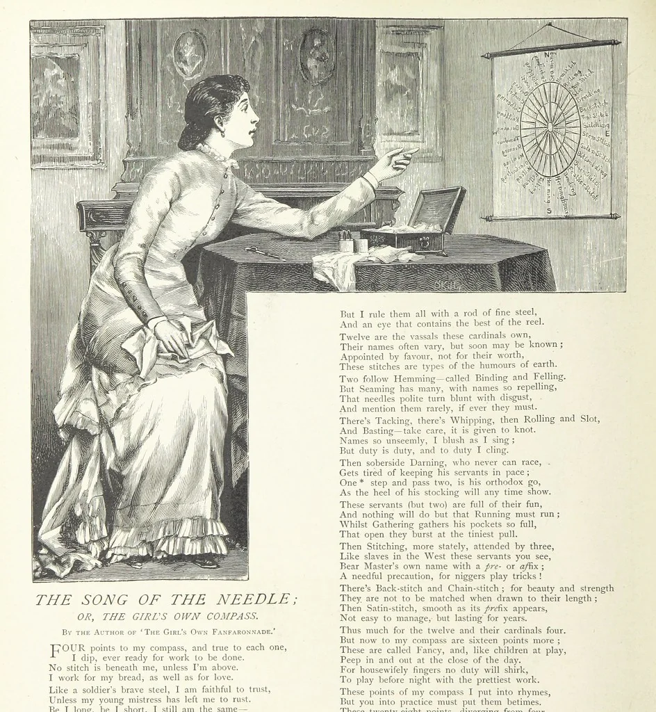 An illustration from A Crown of Flowers, being poems and pictures collected from the pages of The Girl's Own Paper. Edited by C. Peters, 1883, leaf 146