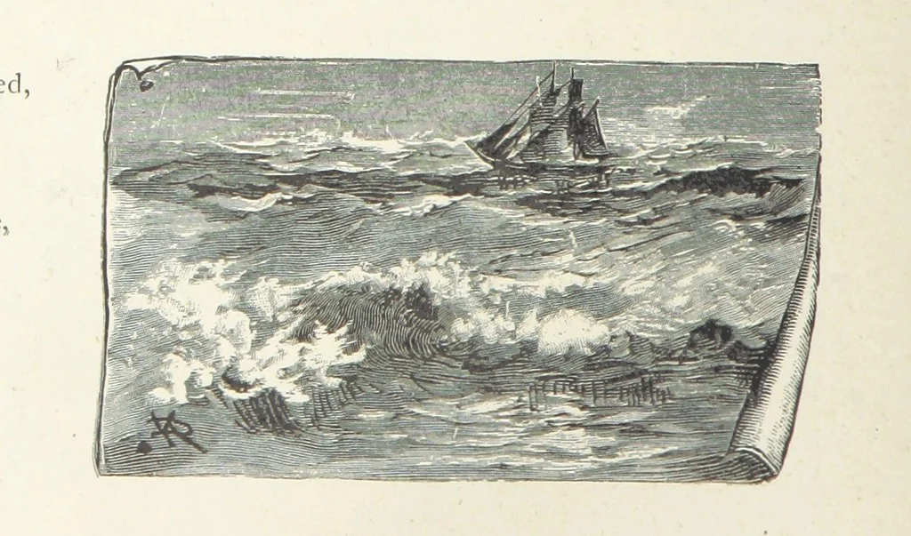An illustration from A Crown of Flowers, being poems and pictures collected from the pages of The Girl's Own Paper. Edited by C. Peters, 1883, leaf 62