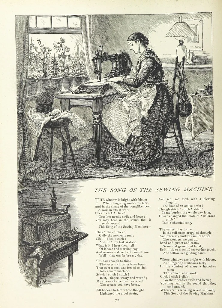 An illustration from A Crown of Flowers, being poems and pictures collected from the pages of The Girl's Own Paper. Edited by C. Peters, 1883, leaf 76