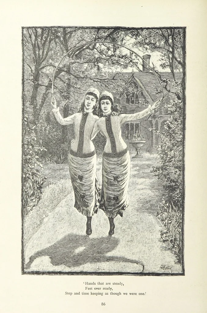 An illustration from A Crown of Flowers, being poems and pictures collected from the pages of The Girl's Own Paper. Edited by C. Peters, 1883, leaf 90