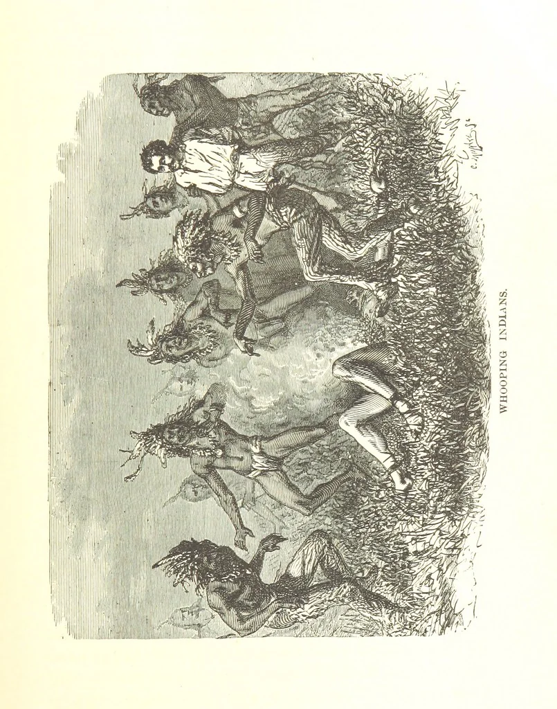 An illustration from The Life and Adventures of Kit Carson, the Nestor of the Rocky Mountains, etc, 1888, leaf 119