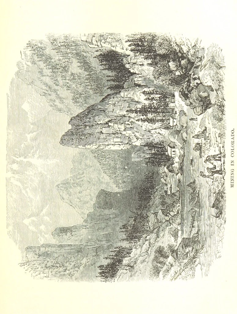 An illustration from The Life and Adventures of Kit Carson, the Nestor of the Rocky Mountains, etc, 1888, leaf 235