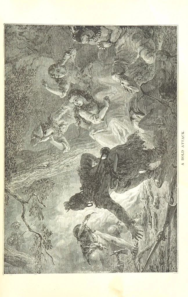 An illustration from The Life and Adventures of Kit Carson, the Nestor of the Rocky Mountains, etc, 1888, leaf 249