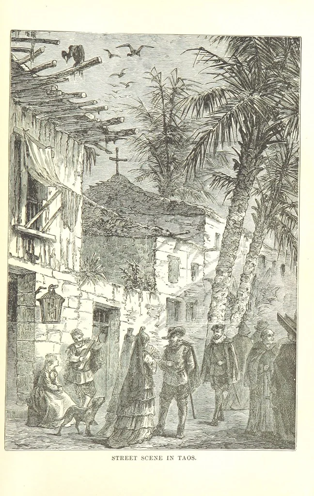 An illustration from The Life and Adventures of Kit Carson, the Nestor of the Rocky Mountains, etc, 1888, leaf 261