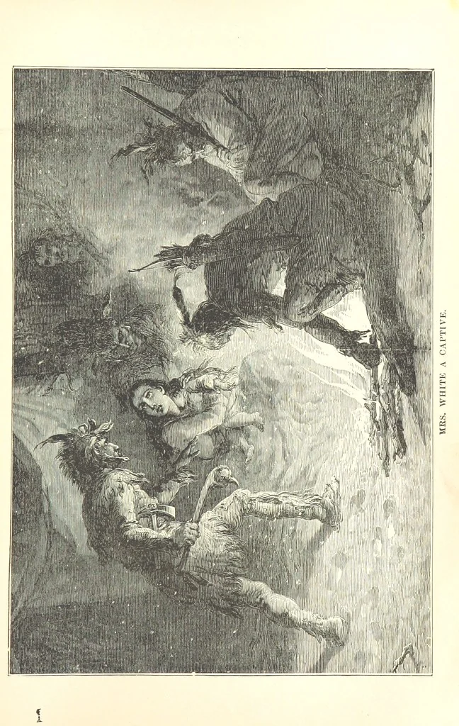 An illustration from The Life and Adventures of Kit Carson, the Nestor of the Rocky Mountains, etc, 1888, leaf 381