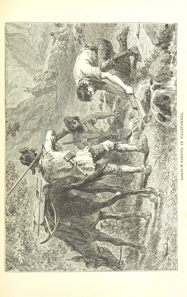 An illustration from The Life and Adventures of Kit Carson, the Nestor of the Rocky Mountains, etc, 1888, leaf 463