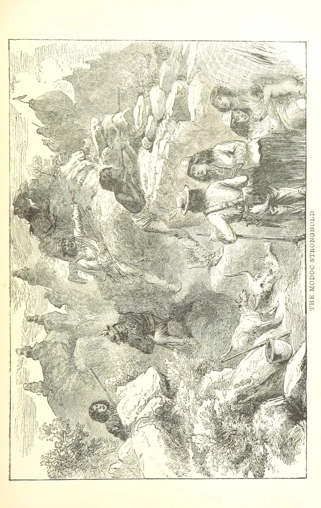 An illustration from The Life and Adventures of Kit Carson, the Nestor of the Rocky Mountains, etc, 1888, leaf 481